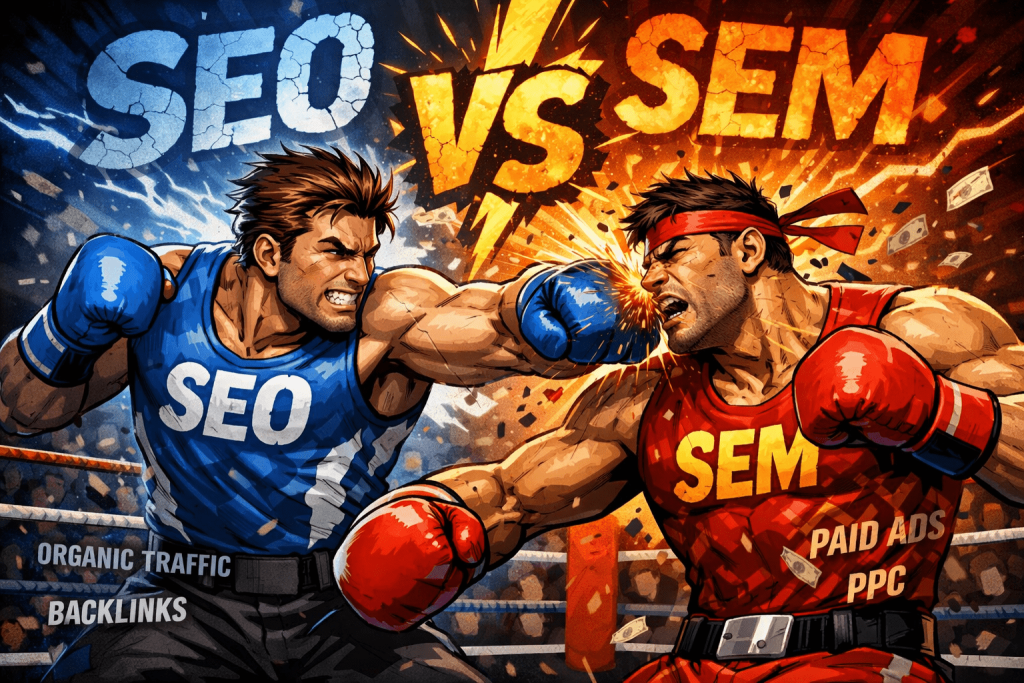 SEO vs SEM- ¿Cuál es la Mejor Inversión para tu Empresa en España en 2026?